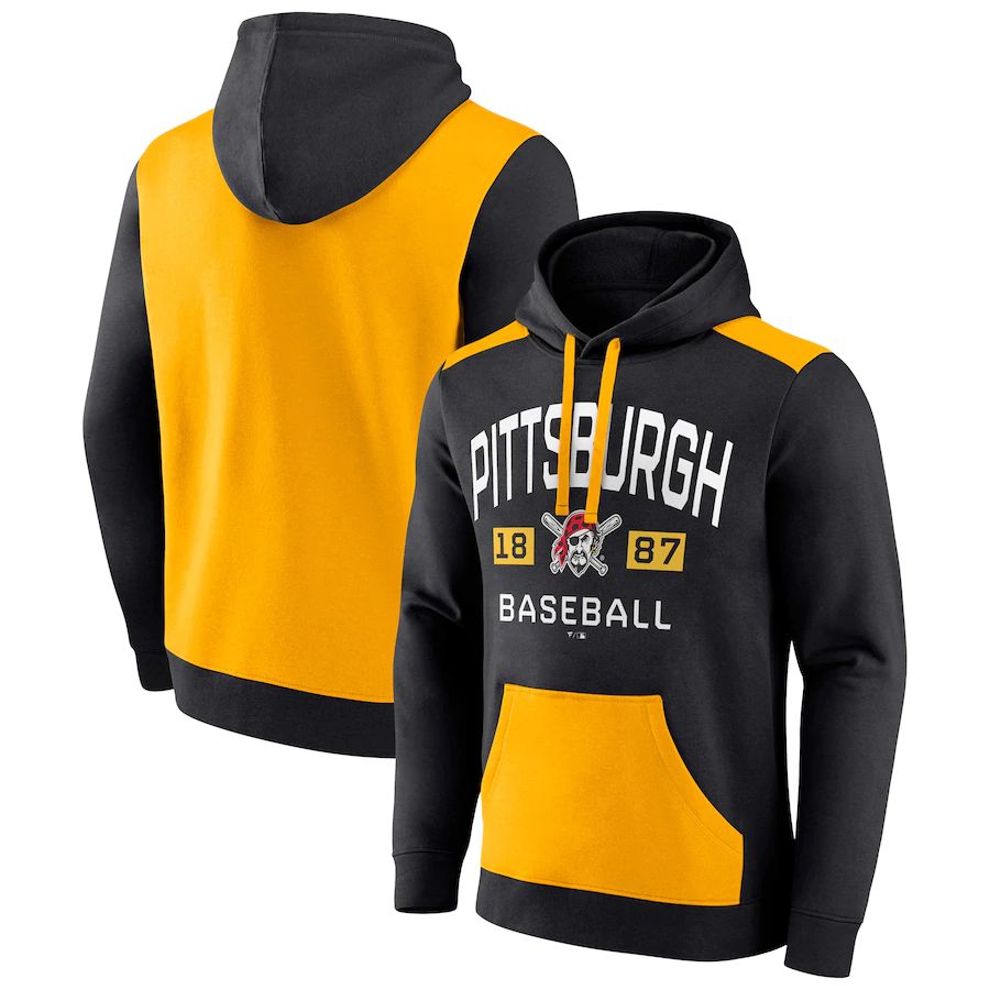 Men 2023 MLB Pittsburgh Pirates black Sweatshirt style 2